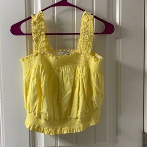 Yellow croptop